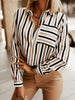 Striped Button-Down Long Sleeve Shirt