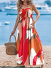 Printed Smocked Maxi Cami Dress